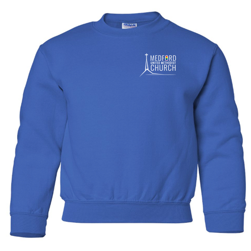 Gildan Heavy Blend Youth Crew Neck Sweatshirt -- Royal