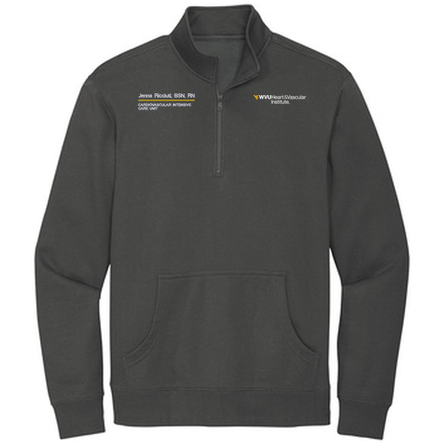 District V.I.T. Fleece 1 / 4-Zip -- Charcoal