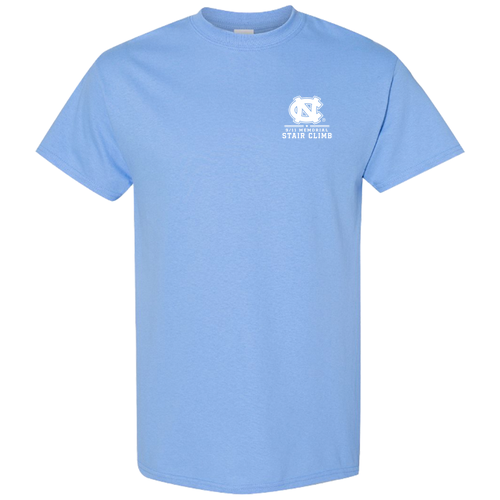 Gildan Heavy Cotton T-Shirt -- Carolina Blue -- Stair Climb