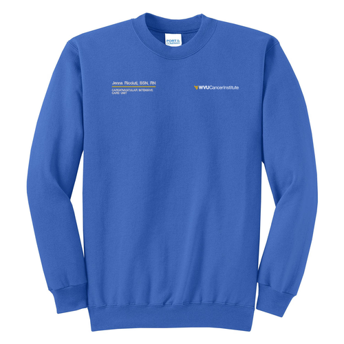 Port and Company Classic Crewneck Sweatshirt -- Royal