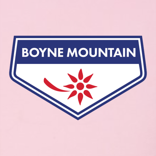 Boyne Mountain Logo 1 Full color -- Long sleeve Pink