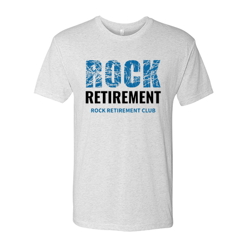 Rock Retirement Splatter -Heather White