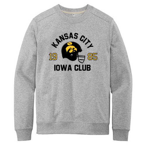 District Re-Fleece Crew -- Light Heather Grey