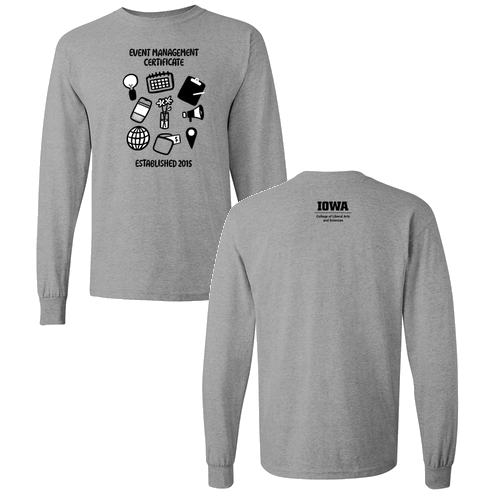 Gildan Heavy Cotton Longsleeve Basic T-Shirt -- Sport Grey