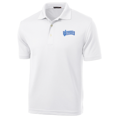 Mens/Unisex Sport Tek Dri Mesh Sport Shirt -- White