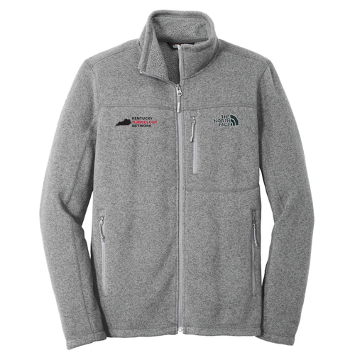The North Face Sweater Fleece Jacket -- Medium Grey Heather