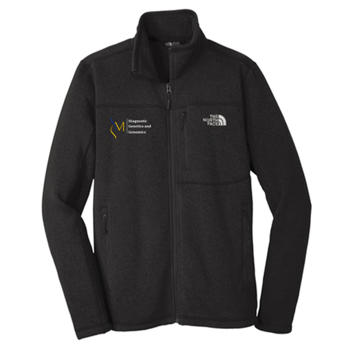 The North Face Left Chest & Back Print Jacket -- Black Heather