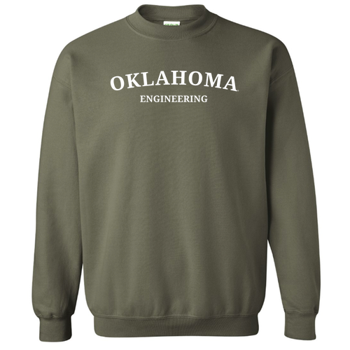 Gildan Heavy Blend Crew Neck Sweatshirt -- Military Green