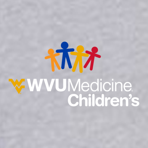WVU Medicine Children's Quarter-Zip Pullover Sweatshirt -- Athletic Heather