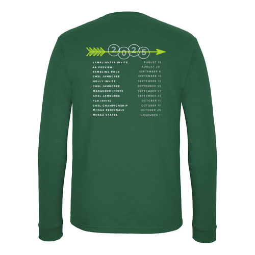 Next Level Soft Fitted Long Sleeve Tee -- Forest Green