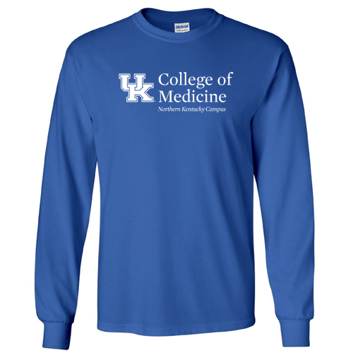 Gildan Ultra Cotton Longsleeve Basic T-Shirt -- Royal