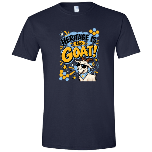 Gildan SoftStyle T-Shirt GOAT -- Navy