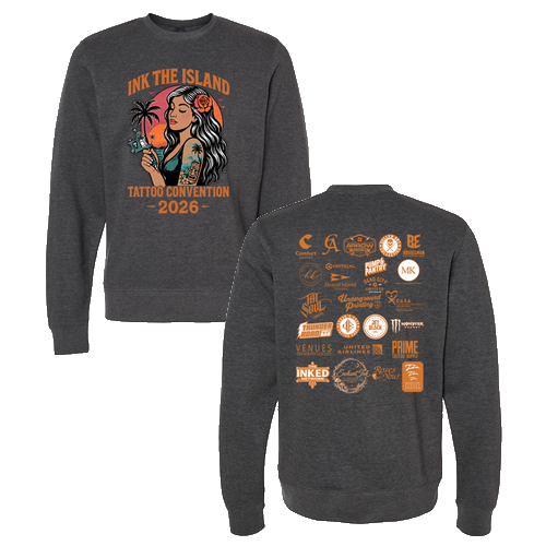 Sunset Adult Crewneck Sweater -- Charcoal Heather