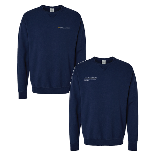 ComfortWash Unisex Crew Sweatshirt -- Navy