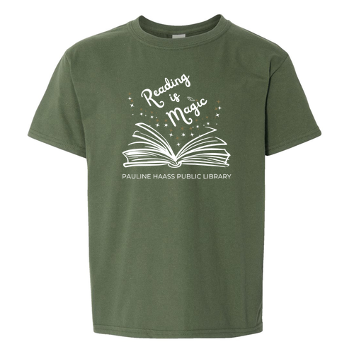 Youth Gildan Softstyle T-Shirt -- Military Green