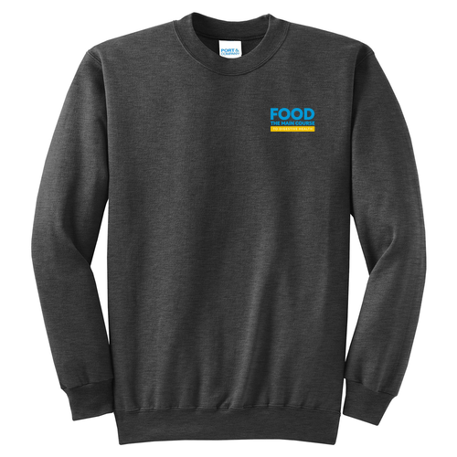 Port and Company Classic Crewneck Sweatshirt -- Dark Heather Grey