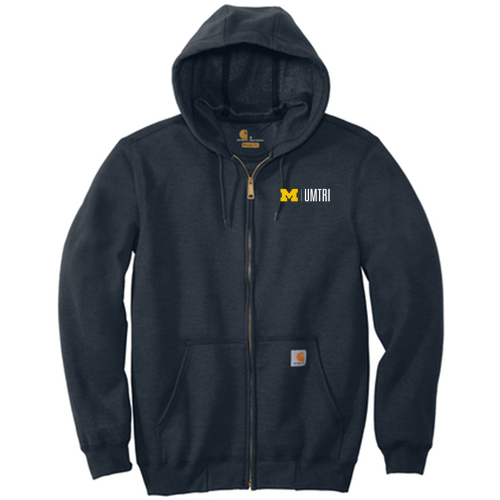 Carhartt Midweight Hooded Zip-Front Sweatshirt -- New Navy