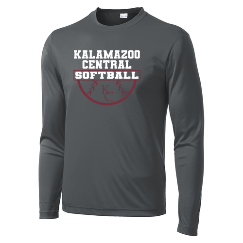 Sport Tek Long Sleeve Competitor -- Iron Grey Heather