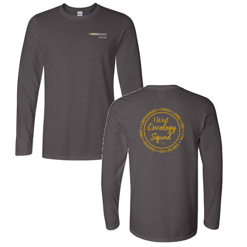 Gildan Softstyle Longsleeve T Shirt -- Charcoal