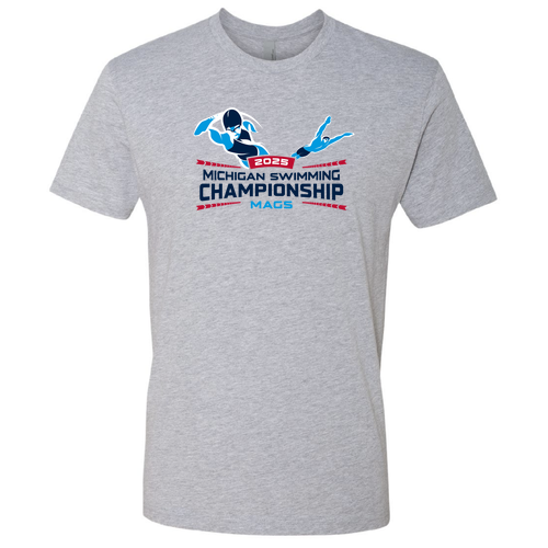 Mens/Unisex Next Level Soft Fitted Short Sleeve Tee -- Heather Grey