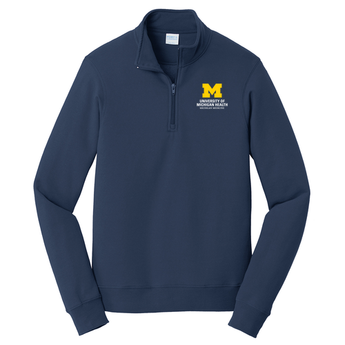 Port & Company Fan Favorite Fleece Quarter Zip -- Team Navy