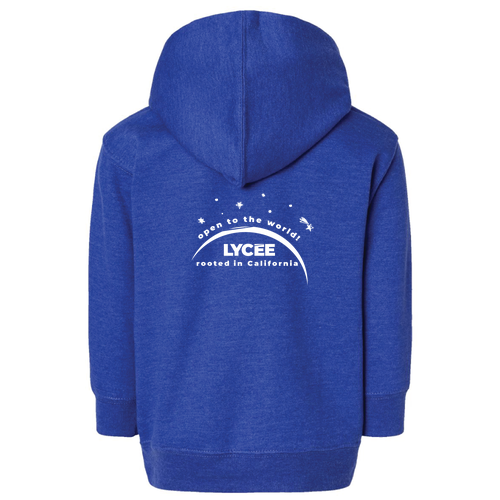 Toddler Pullover Fleece Hoodie -- Vintage Royal