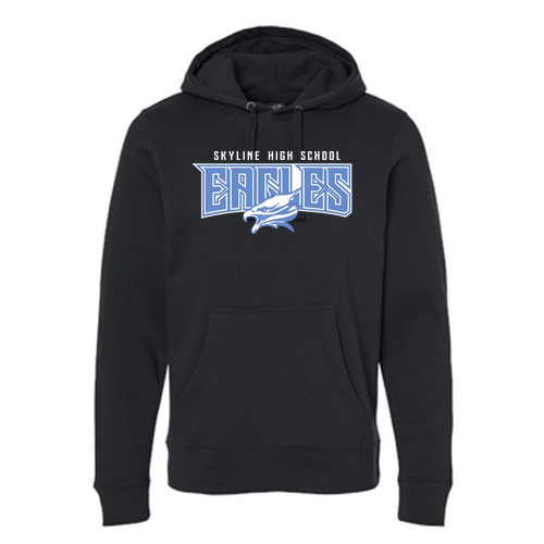 J America Soft BTB Fleece Hooded Sweatshirt -- Black