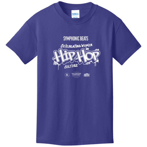 Port and Company Youth 5.4oz T Shirt -- Team Purple