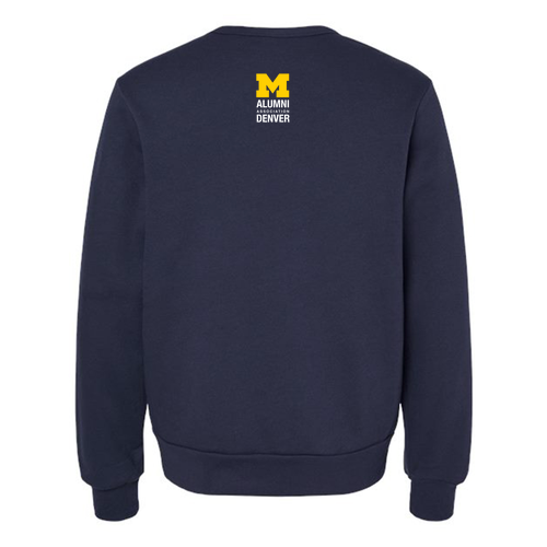 Bella+Canvas Sponge Fleece Classic Crewneck Sweatshirt -- Navy