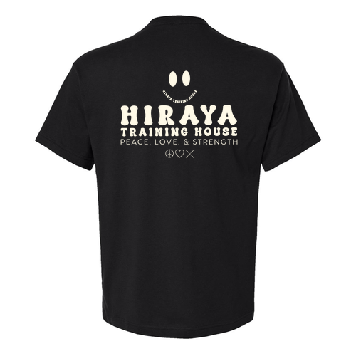 Happy Face Men's Heavy Weight Street Tee -- Black