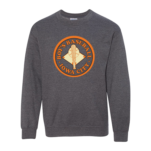 Gildan Heavy Blend Youth Crew Neck Sweatshirt -- Dark Heather
