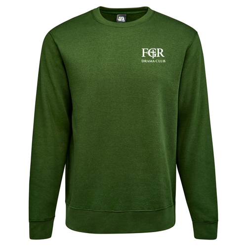 J. America Soft BTB Fleece Crewneck Sweatshirt -- Forest Green