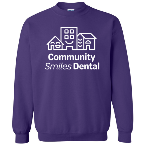Gildan Crew Neck Sweatshirt -- Purple