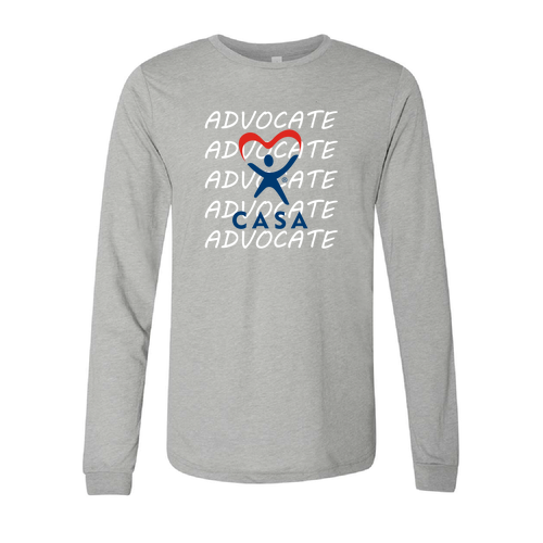 Bella+Canvas Unisex Triblend Long Sleeve Tee -- Athletic Grey Triblend
