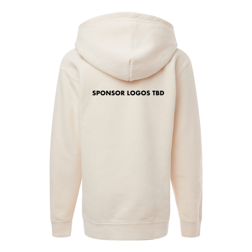 Comfort Colors Youth Garment-Dyed Lightweight Fleece Hooded Sweatshirt -- Ivory