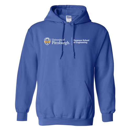Pitt Shield Hooded Sweatshirt -- Royal