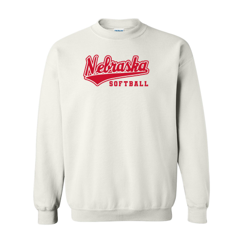 Nebraska Softball Adult Crewneck Sweater