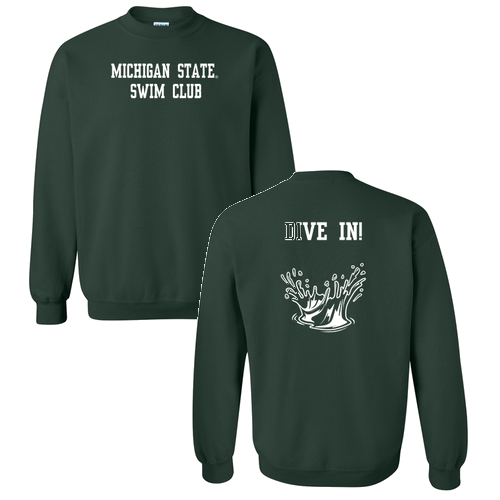 Gildan Heavy Blend Crew Neck Sweatshirt -- Forest Green
