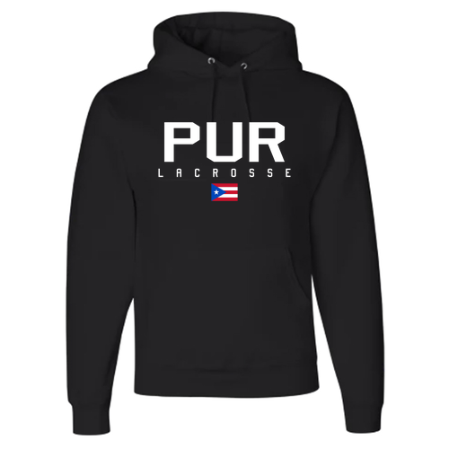 Adult Hooded Sweatshirt -- Black