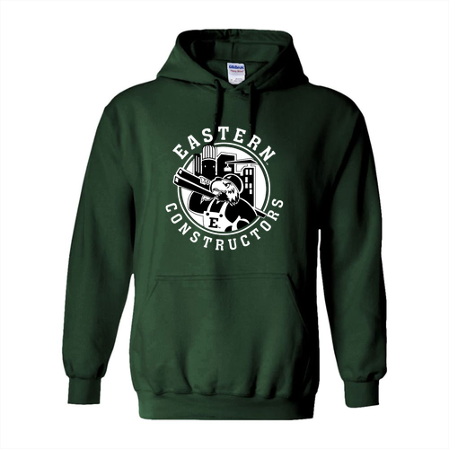 Mens/Unisex Gildan Adult Dryblend Adult Hooded Sweatshirt -- Forest Green