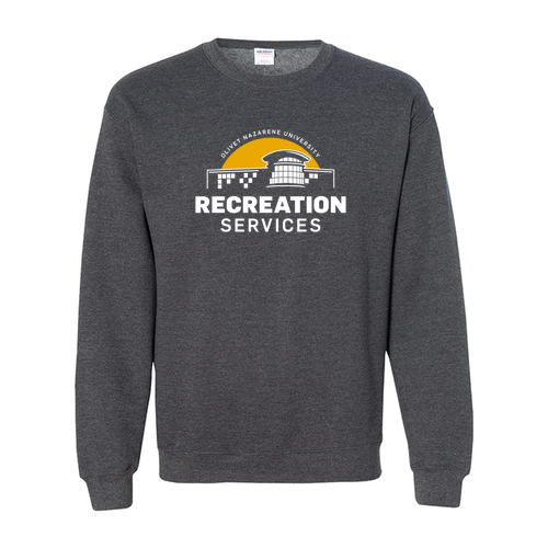 Gildan Heavy Blend Crew Neck Sweatshirt -- Dark Heather