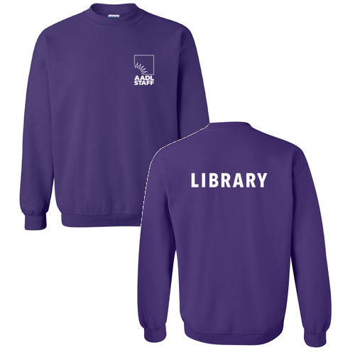 Regular Gildan Heavy Blend Crewneck Sweatshirt -- Purple