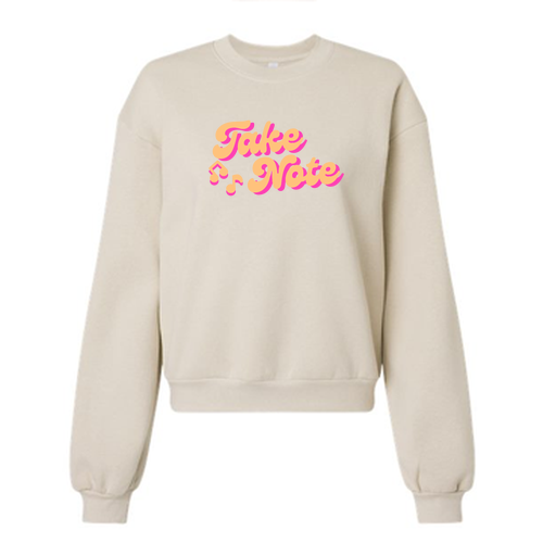 Take Note Women's Crewneck Sweatshirt