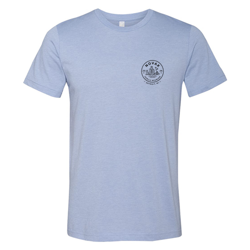 Bella Canvas Unisex Heather CVC T-Shirt -- Heather Blue