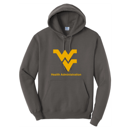 Port and Company Core Fleece Pullover Hooded Sweatshirt -- Charcoal