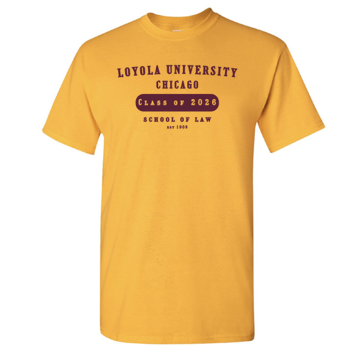 Class of 2026 T-Shirt -- Gold