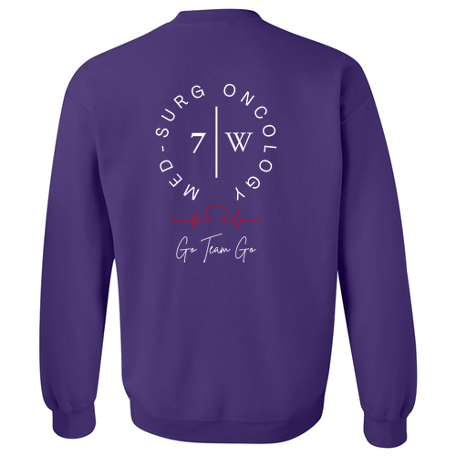 Gildan Heavy Blend Crew Neck Sweatshirt -- Purple
