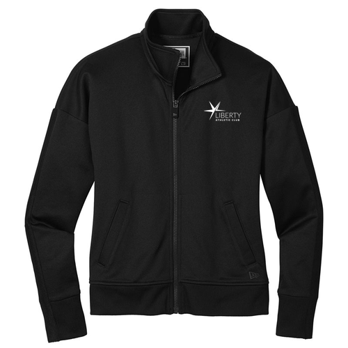 Ladies New Era Track Jacket -- Black / Black