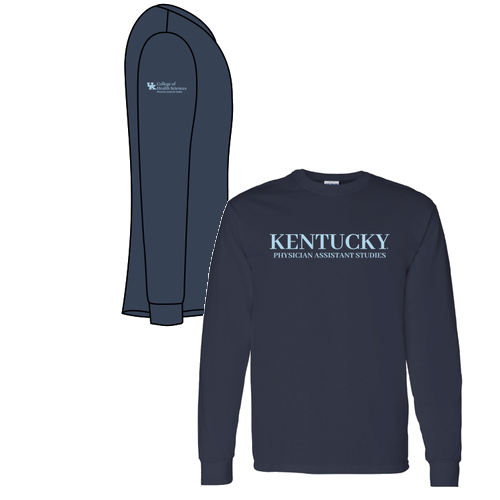 Gildan Heavy Cotton Longsleeve Basic T-Shirt -- Navy