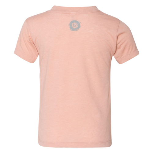 Toddler Bella Canvas Triblend Short Sleeve Tee -- Peach